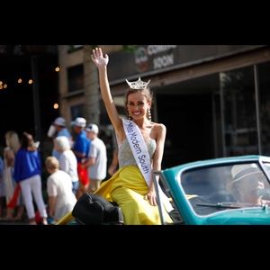 Yellow Jovani Evening Gown